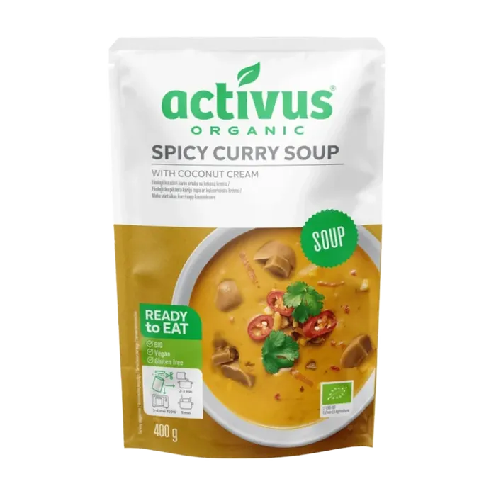Activus Polévka pikantní s curry BLP 400g BIO